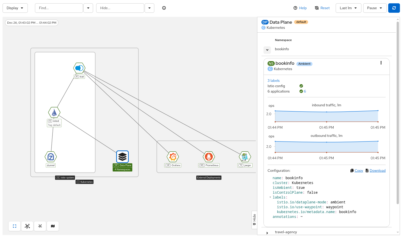 Istio control plane information Istio control plane information