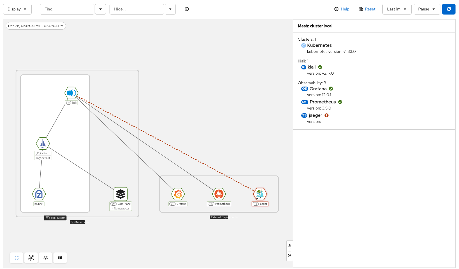 Connection issue in the mesh Connection issue in the mesh